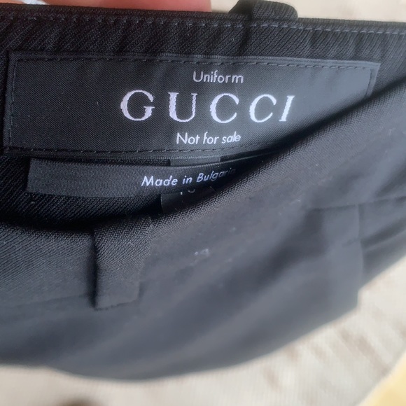 Gucci Authentic Black Wool Skirt 40 - Picture 6 of 11